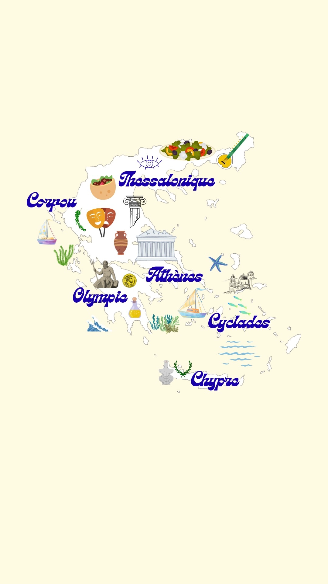 Map of Grèce