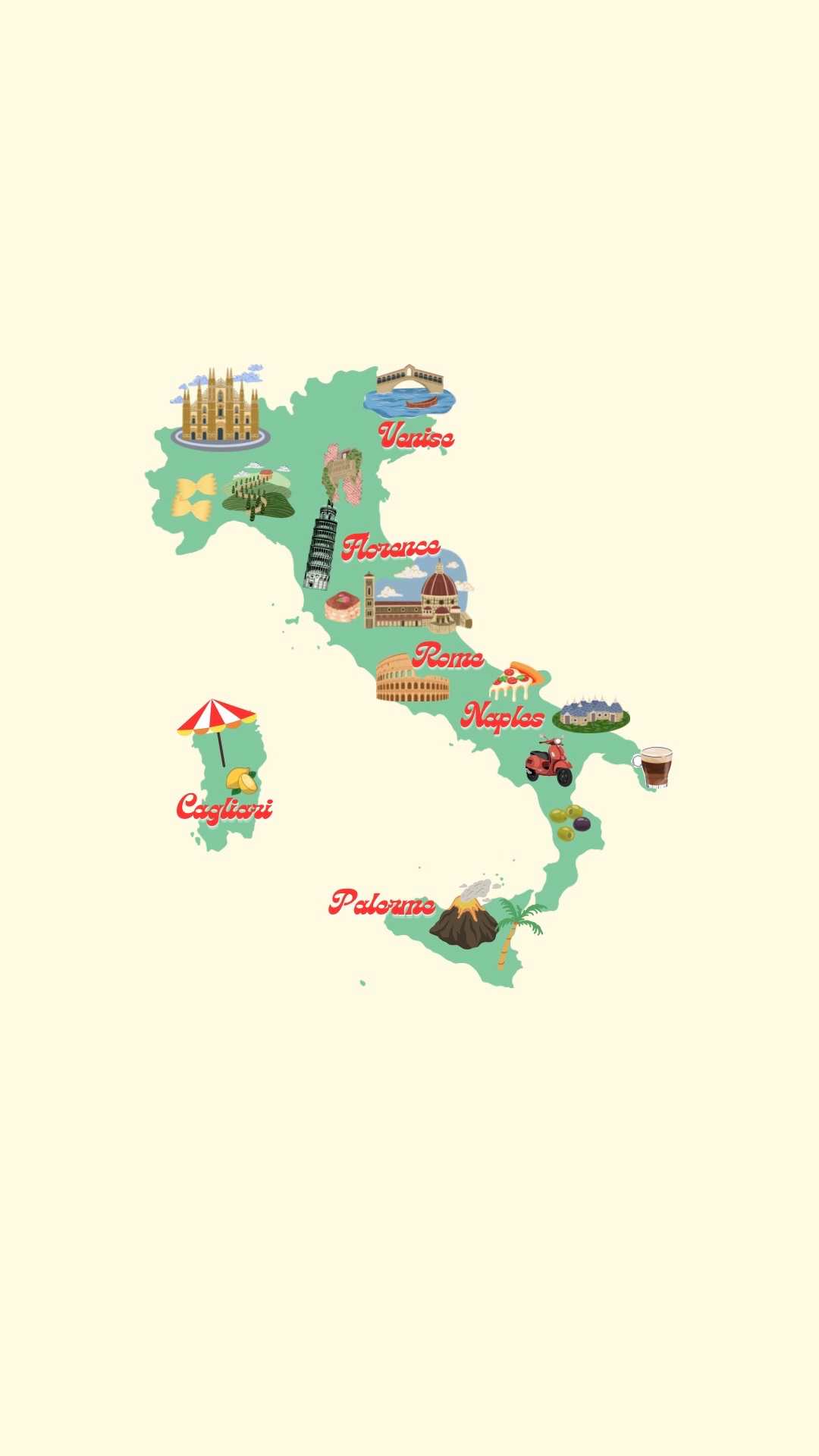 Map of Italy